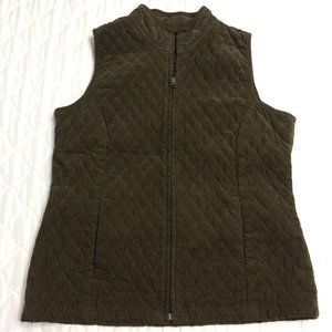 NWOT * Quilted Corduroy Vest